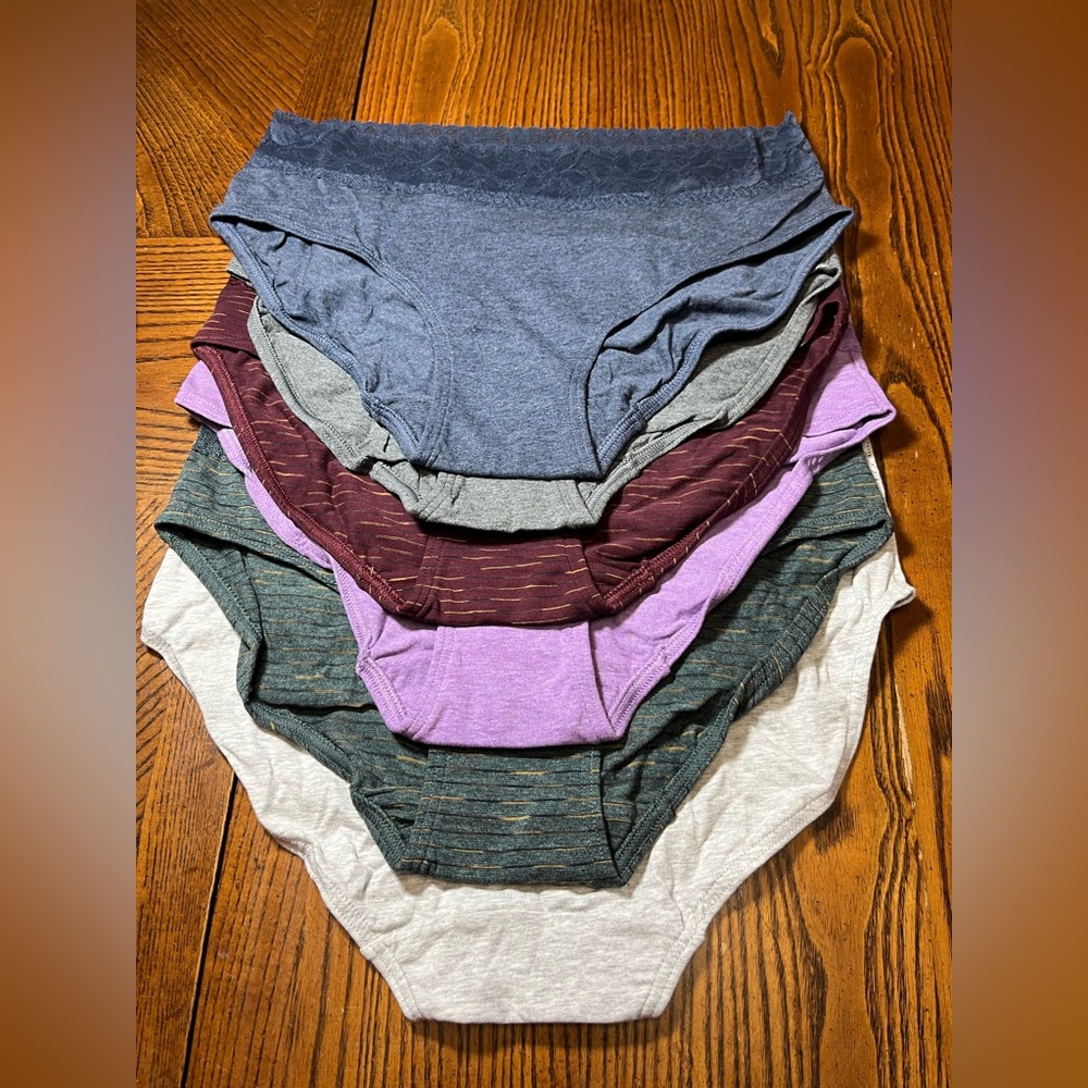 ALTHEANRAY COTTON HIPSTERS. 6PACK! SIZE MEDIUM. NWT